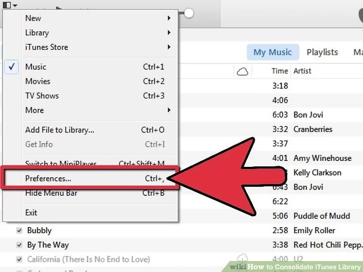 How to consolidate itunes folders